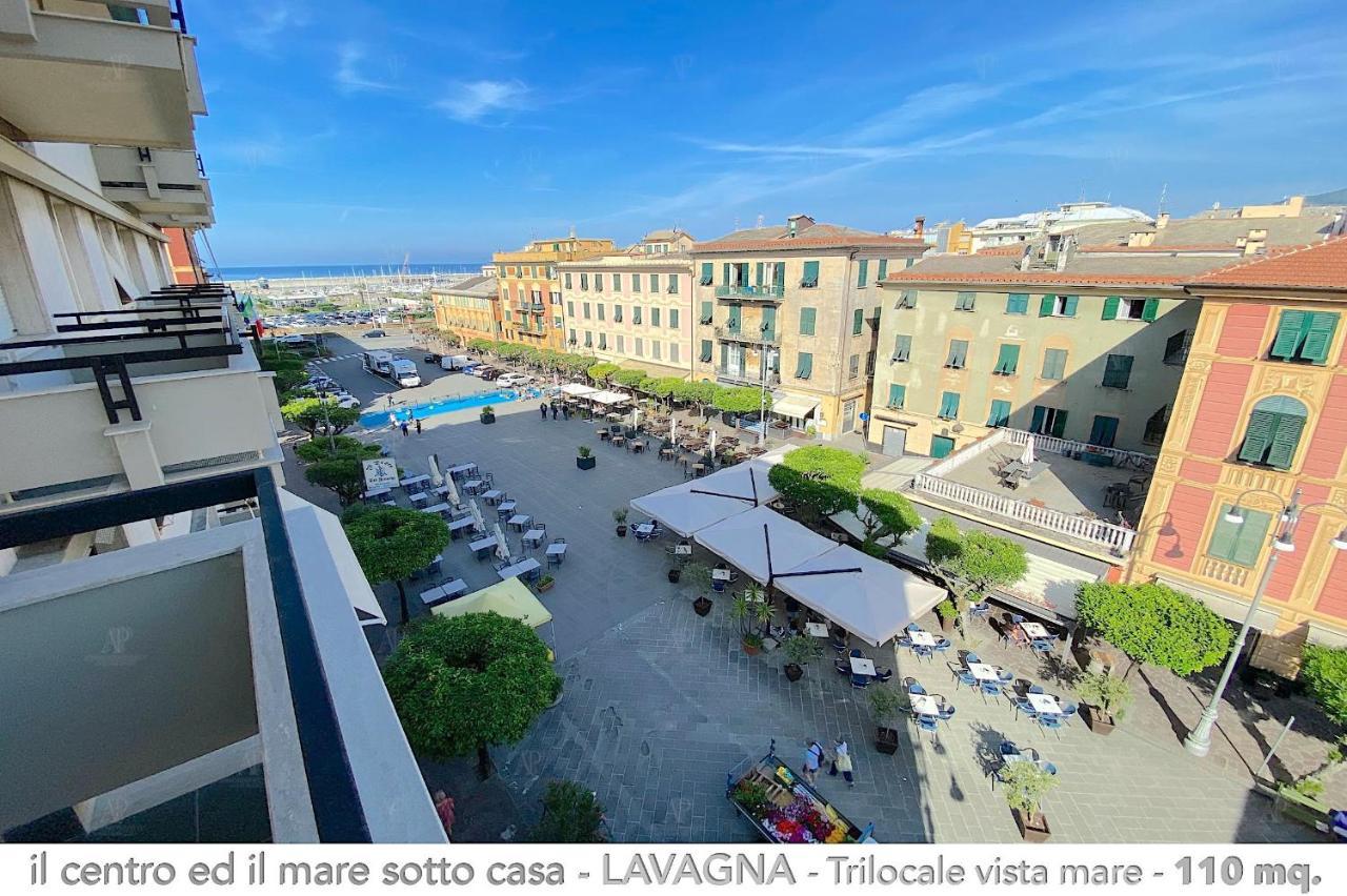 Il Centro Ed Il Mare Sotto Casa Leilighet Lavagna Eksteriør bilde